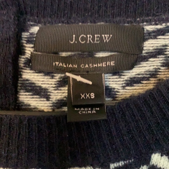 JCrew Herringbone Cashmere sweater - Picture 2 of 2